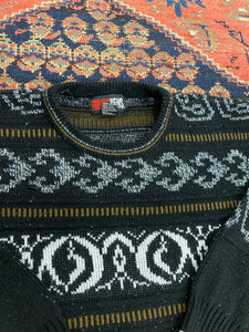 Vintage Patterned Knit - XS