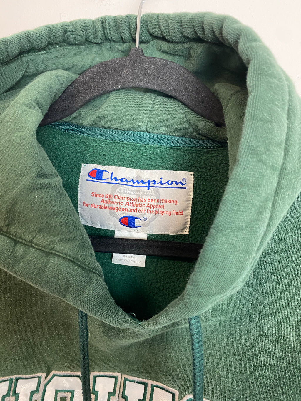 90s Michigan State Champion Hoodie - M