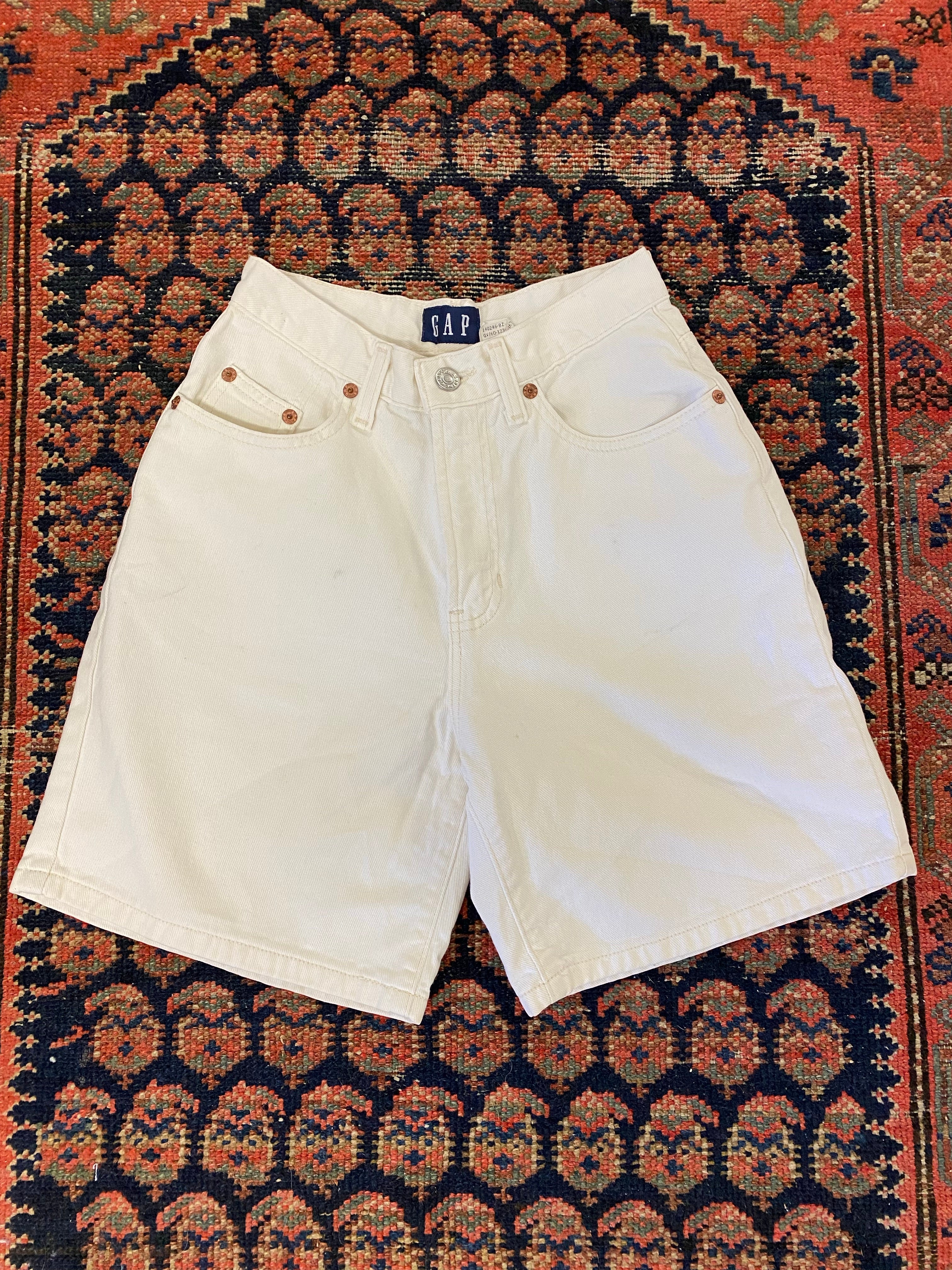 90s High Waisted Gap Denim Shorts - 24in