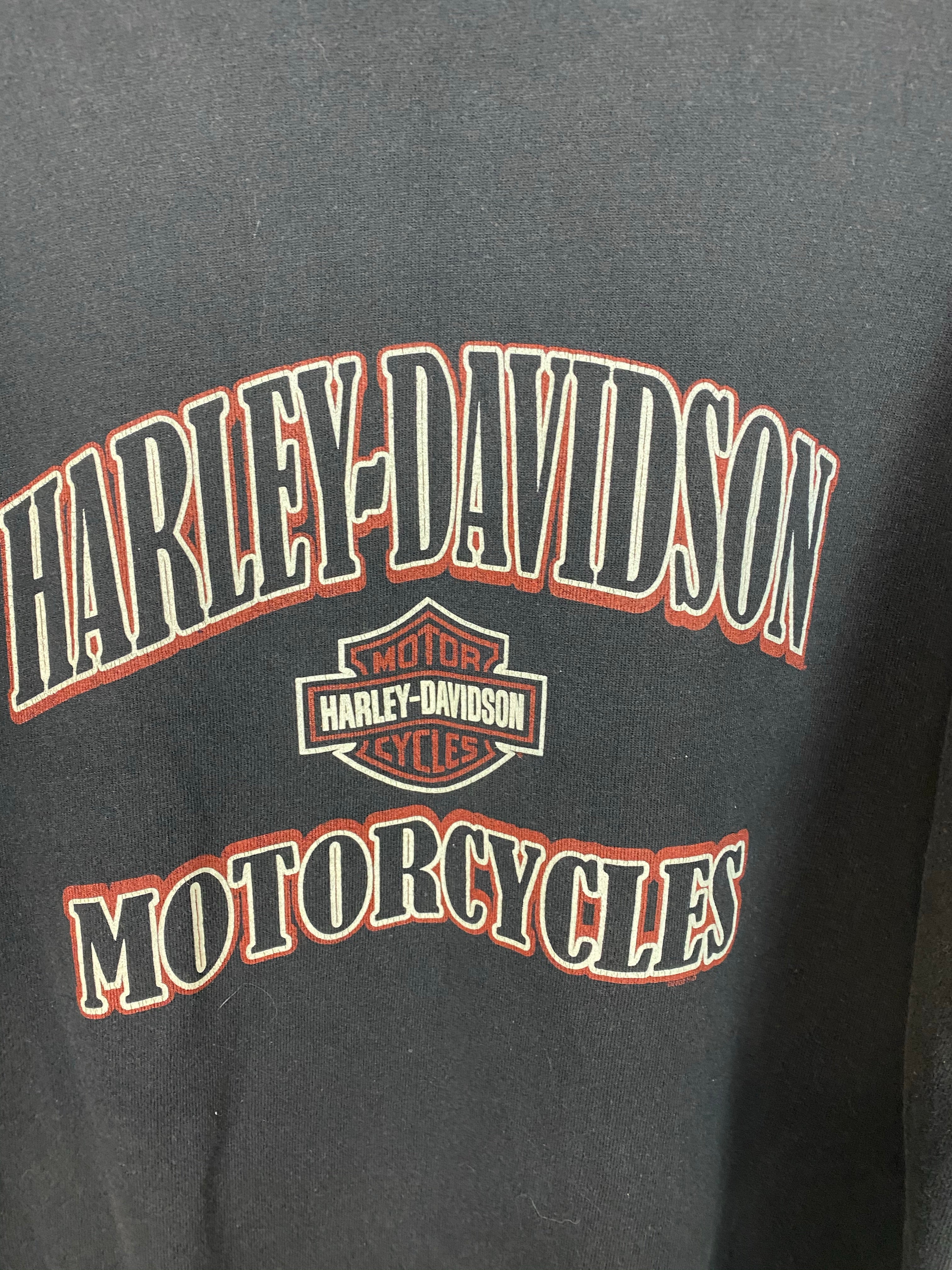 90s Front And Back Harley Davidson Crewneck - XL