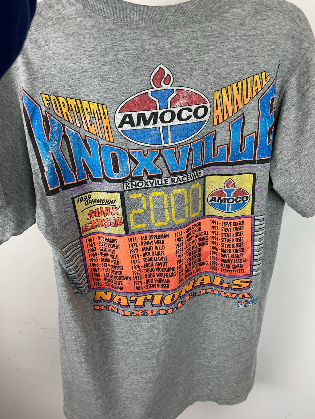 90s Front And Back Racing T shirt - S
