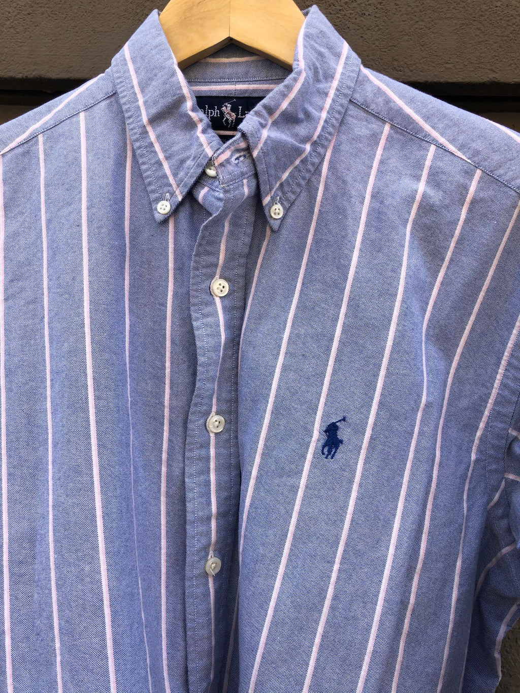 Striped Polo Button Up