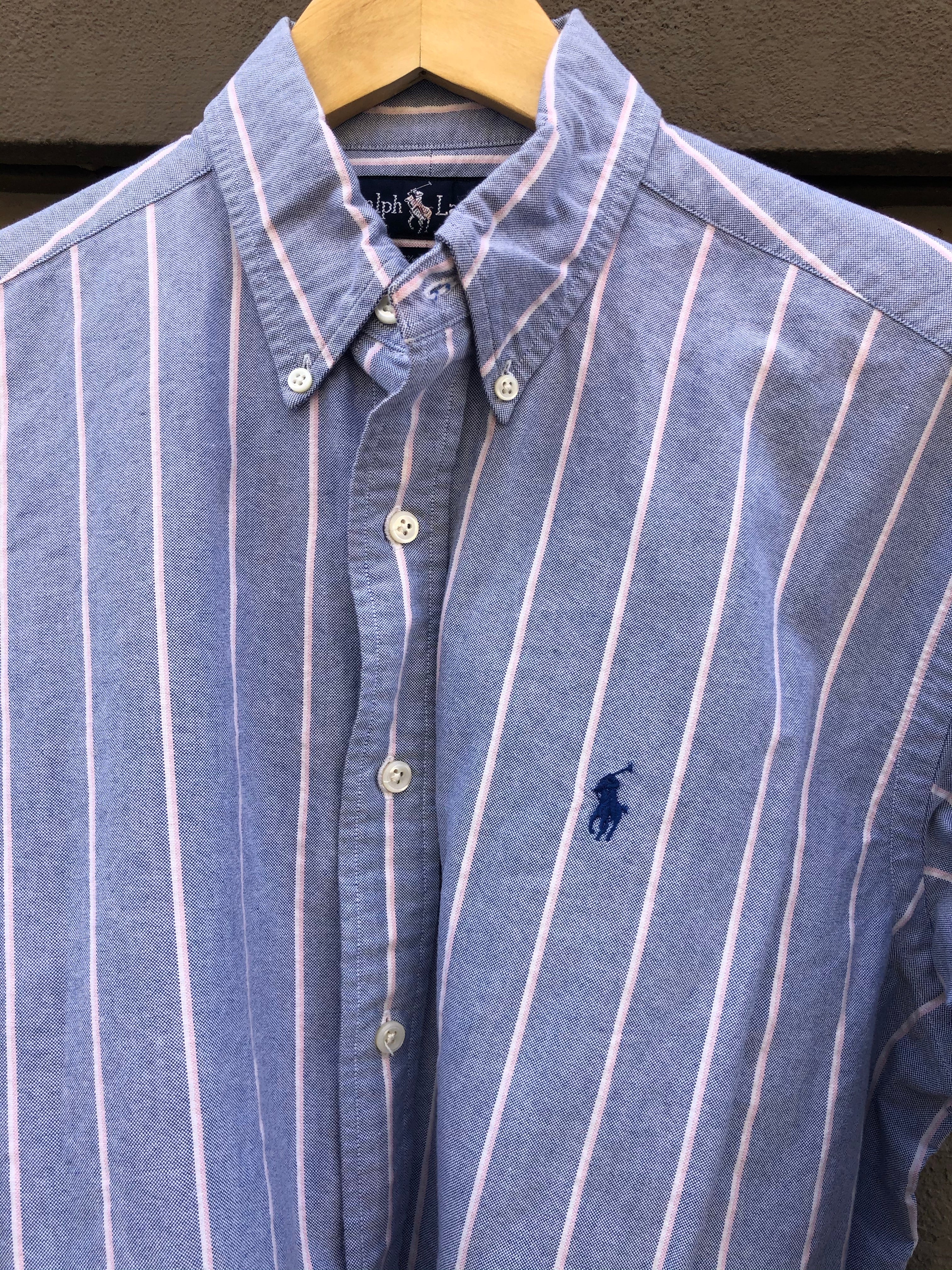 Striped Polo Button Up