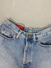 Load image into Gallery viewer, 90s Banana Republic Frayed High Waisted Denim Shorts - 28in