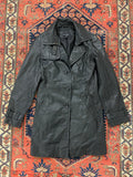 90s Long Leather Jacket - WMNS/L