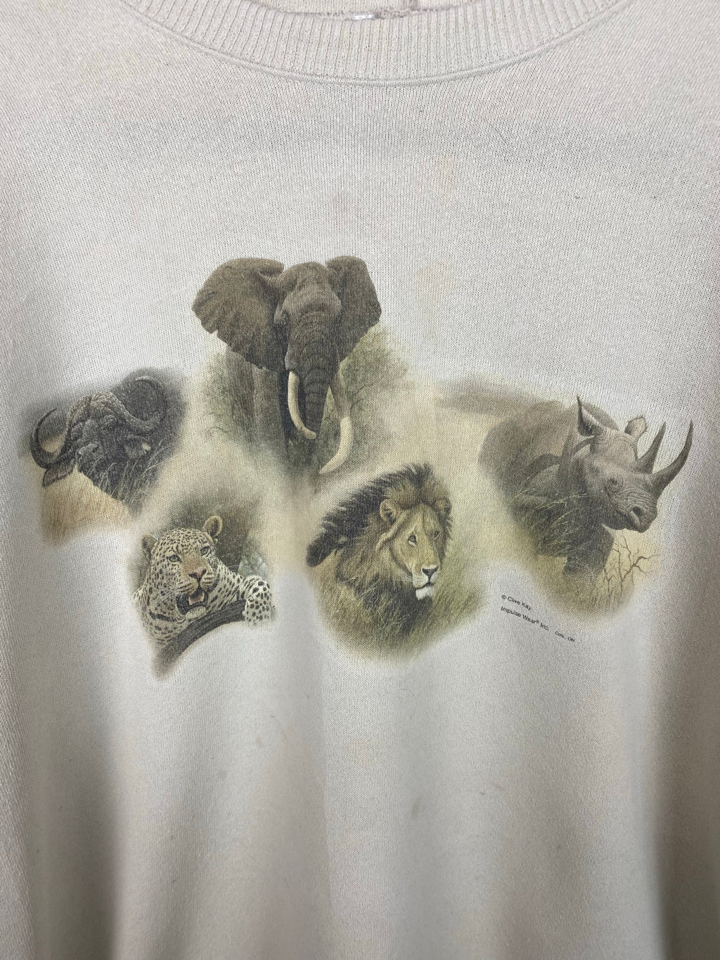 90s Safari crewneck - M