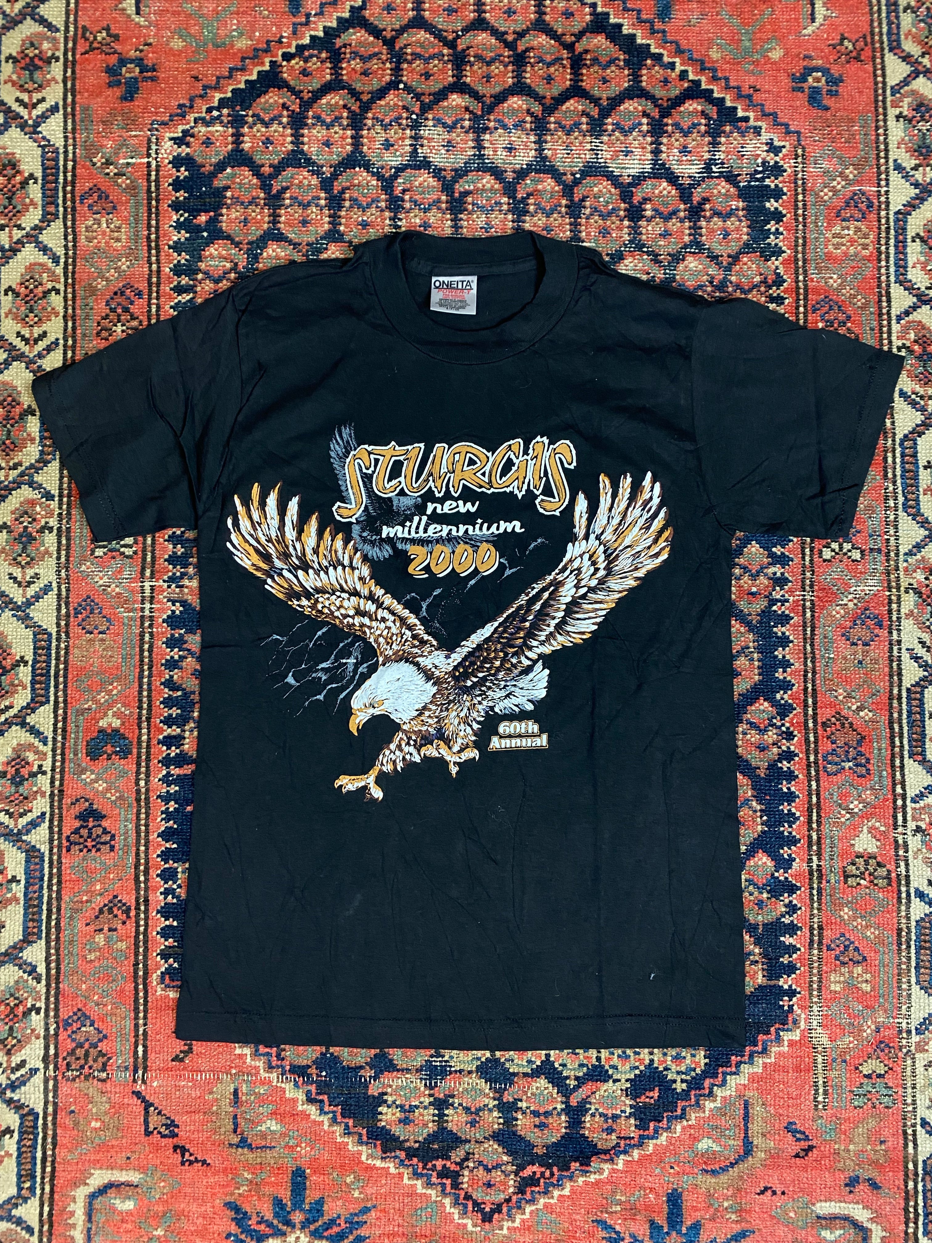 2000s Front And Back Sturgis T Shirt - S/M