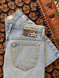 Vintage holly wood high waisted denim shorts - 31IN/W
