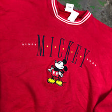 Load image into Gallery viewer, Embroidered Mickey Crewneck