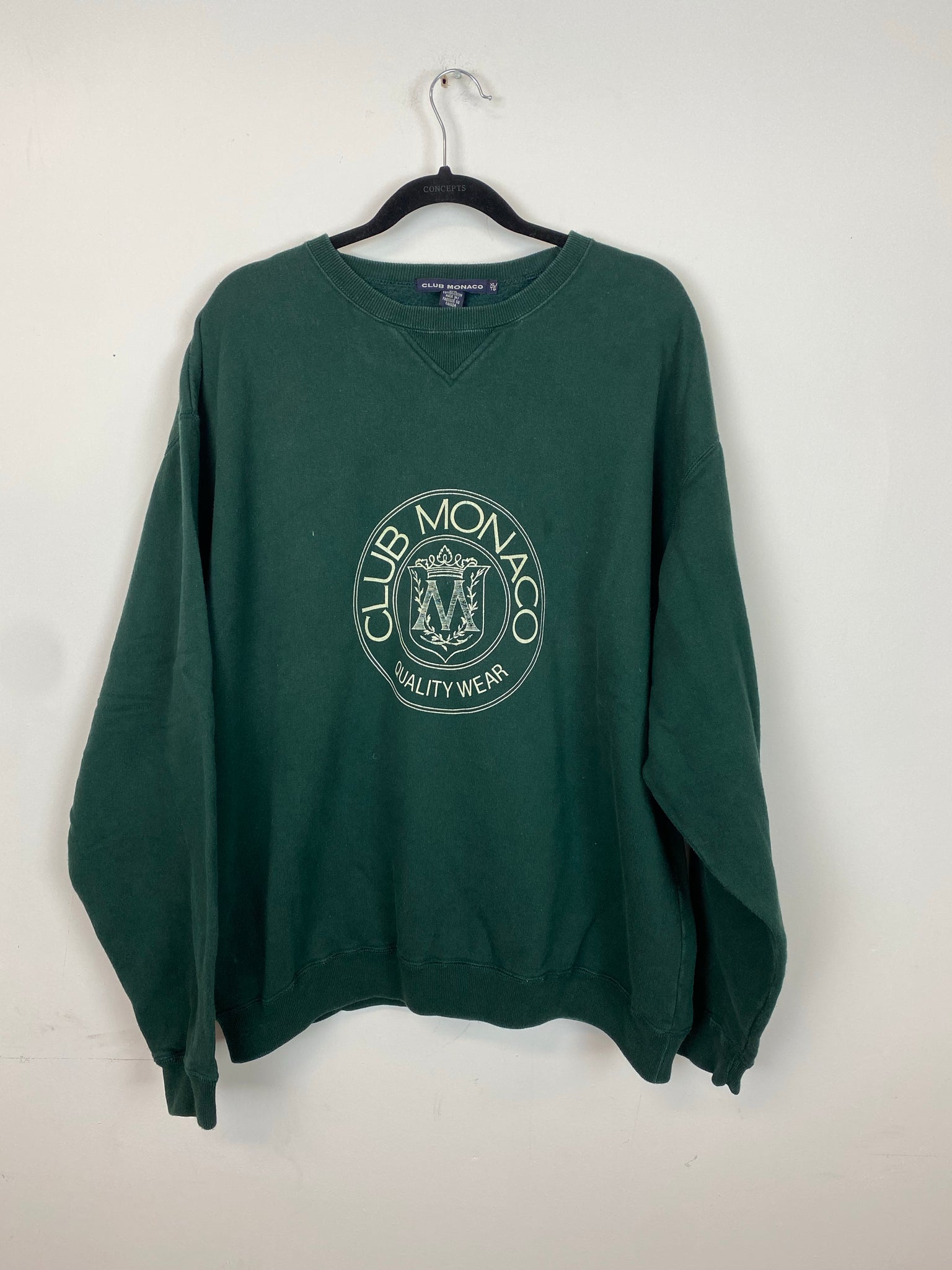 Logo Sweatshirt Club Monaco Vintage Sweatshirt Canada Monte Carlo