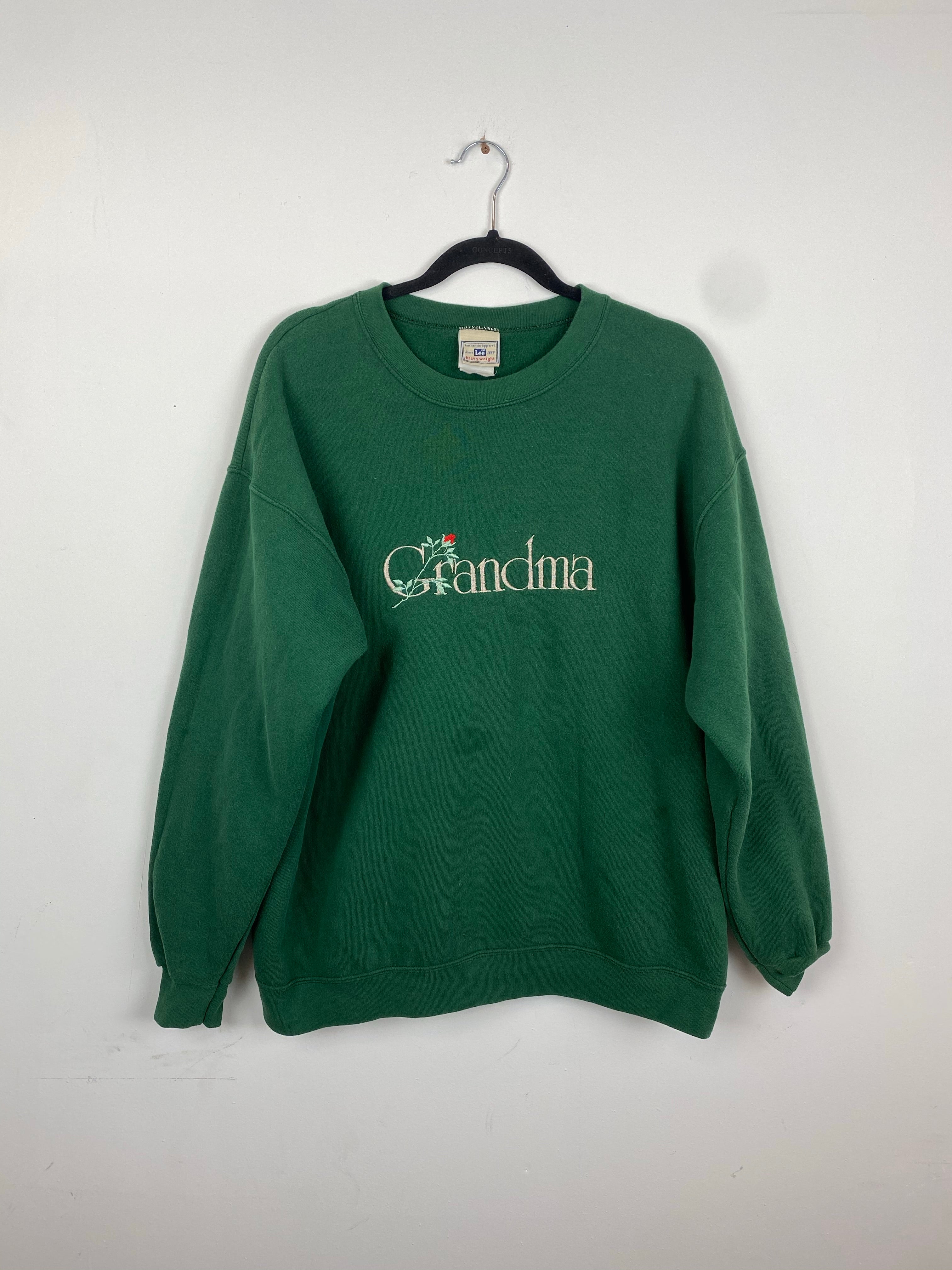 Vintage embroidered Grandma crewneck