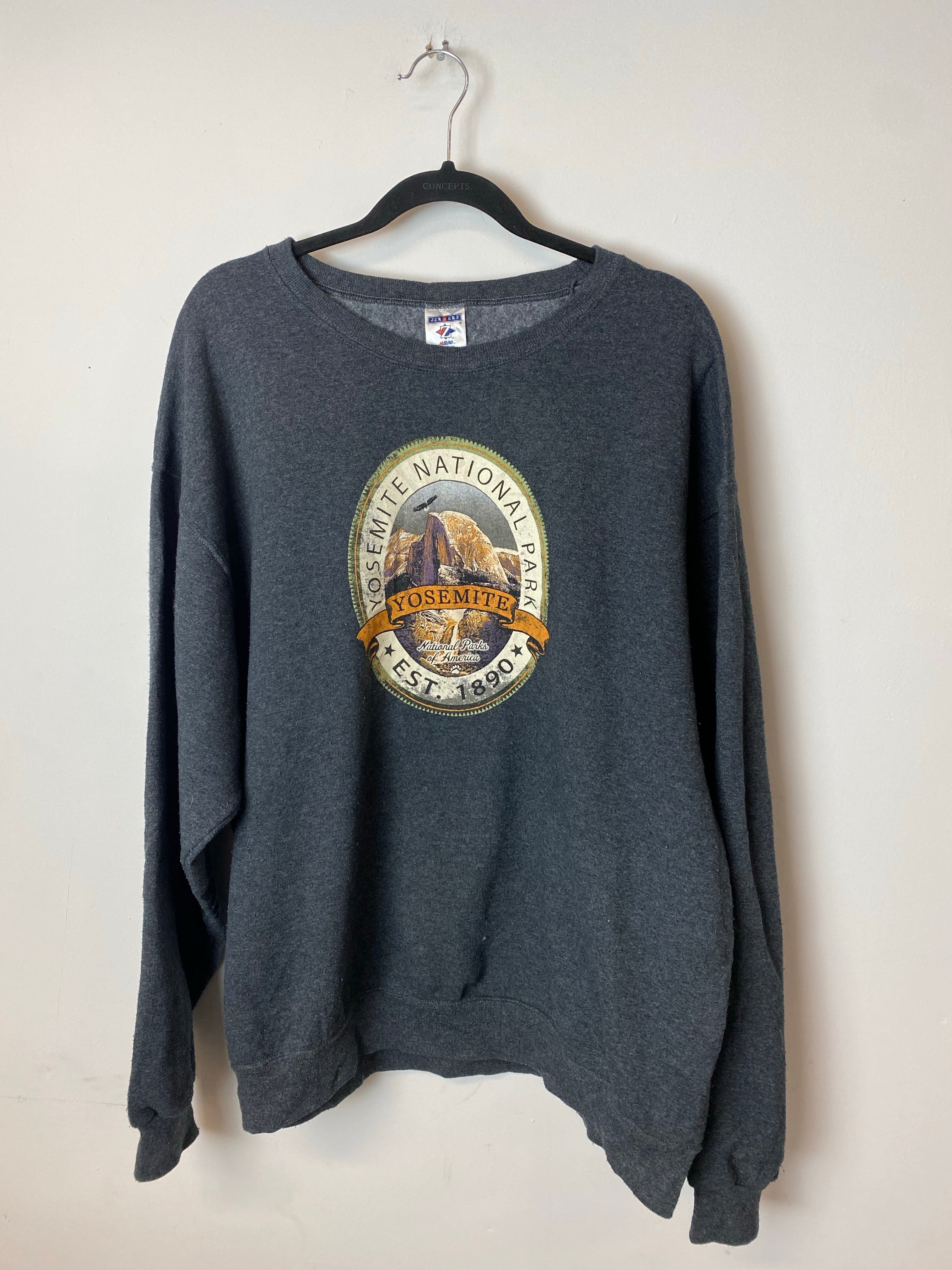 Vintage Yellow Stone National Park Crewneck - L