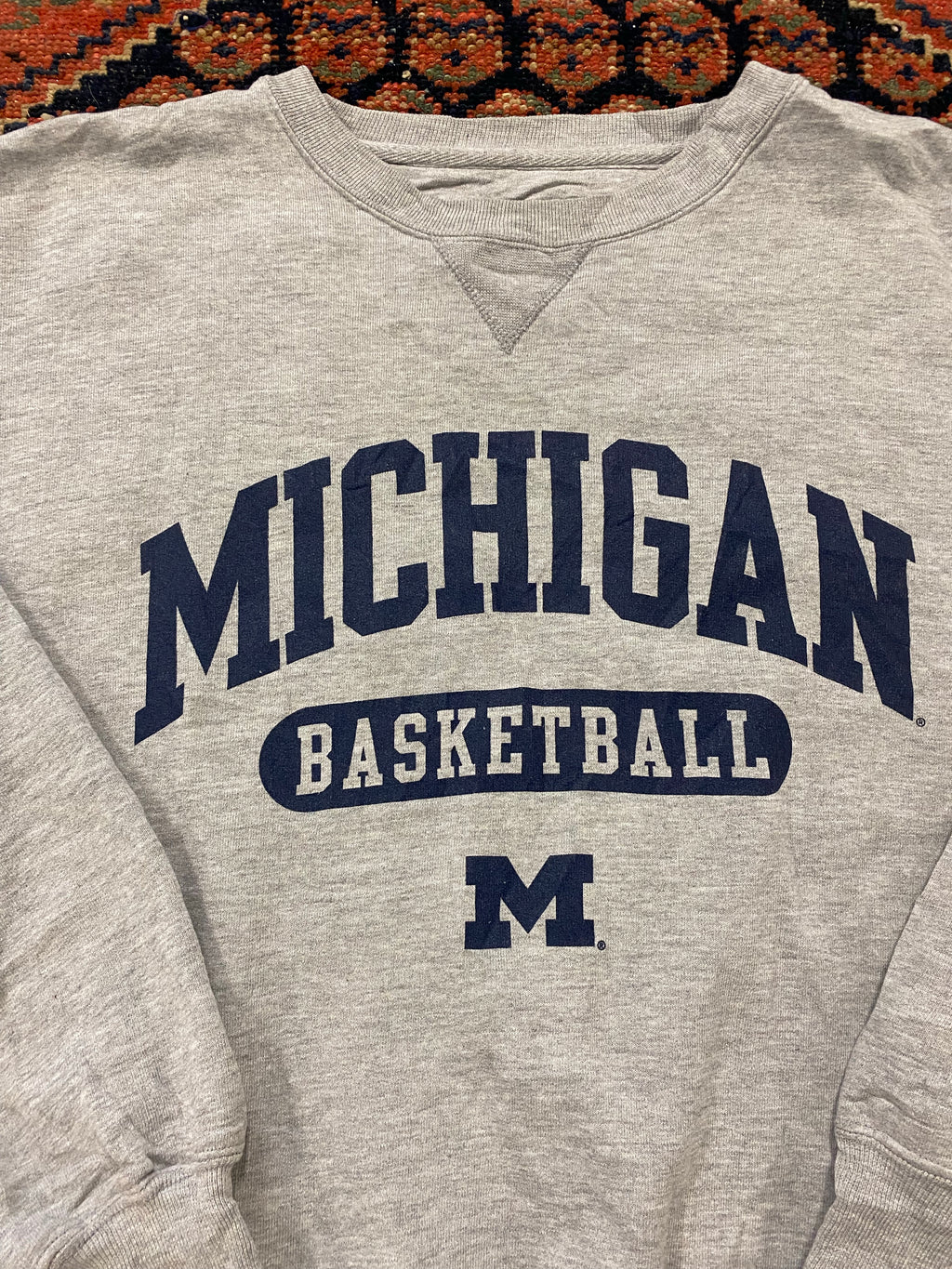90s Michigan Basketball Crewneck - L
