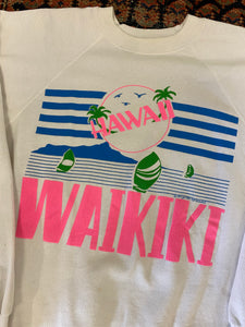 Vintage Hawaii Waikiki Crewneck - S/M
