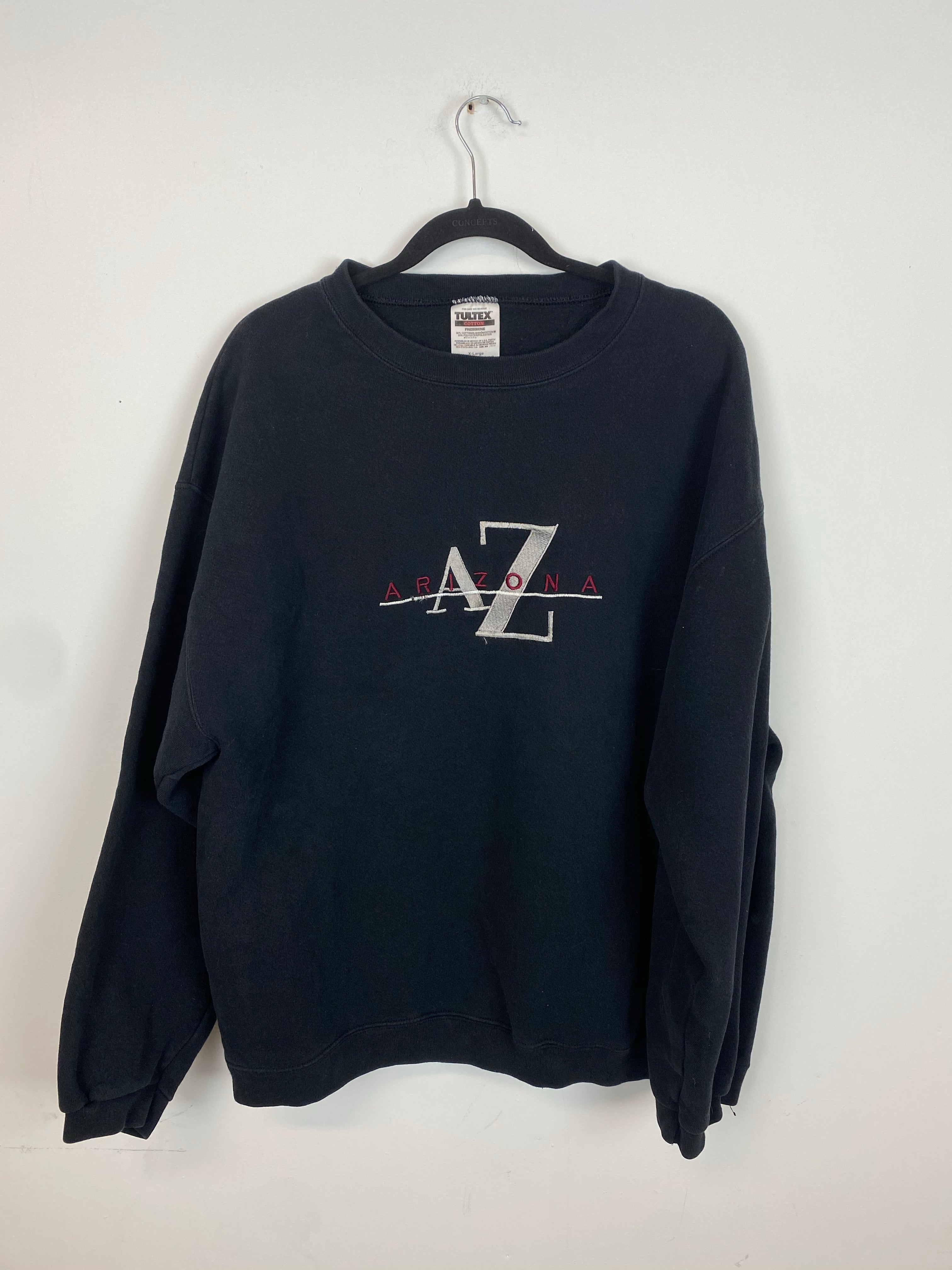 90s embroidered Arizona crewneck - L