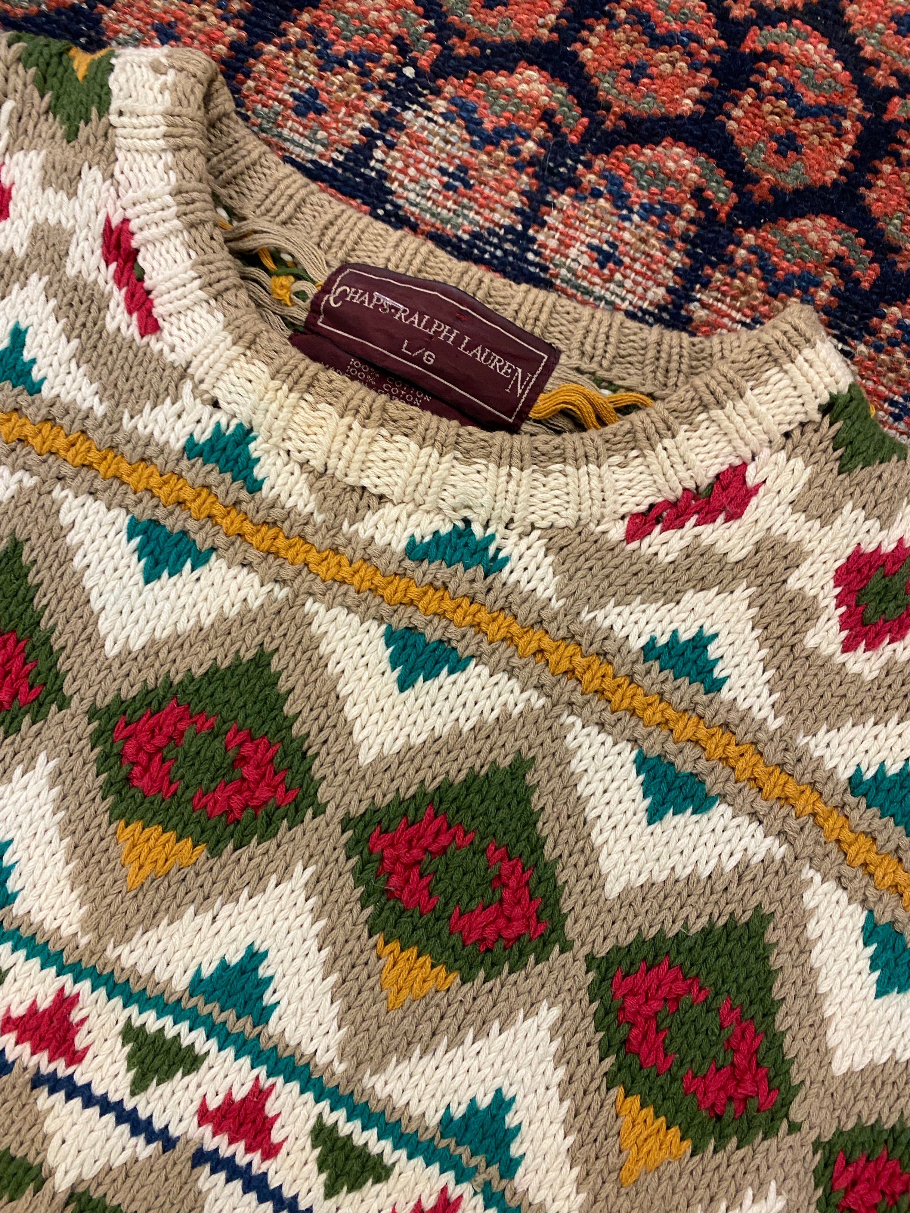 Vintage Ralph Lauren Knit Sweater - L