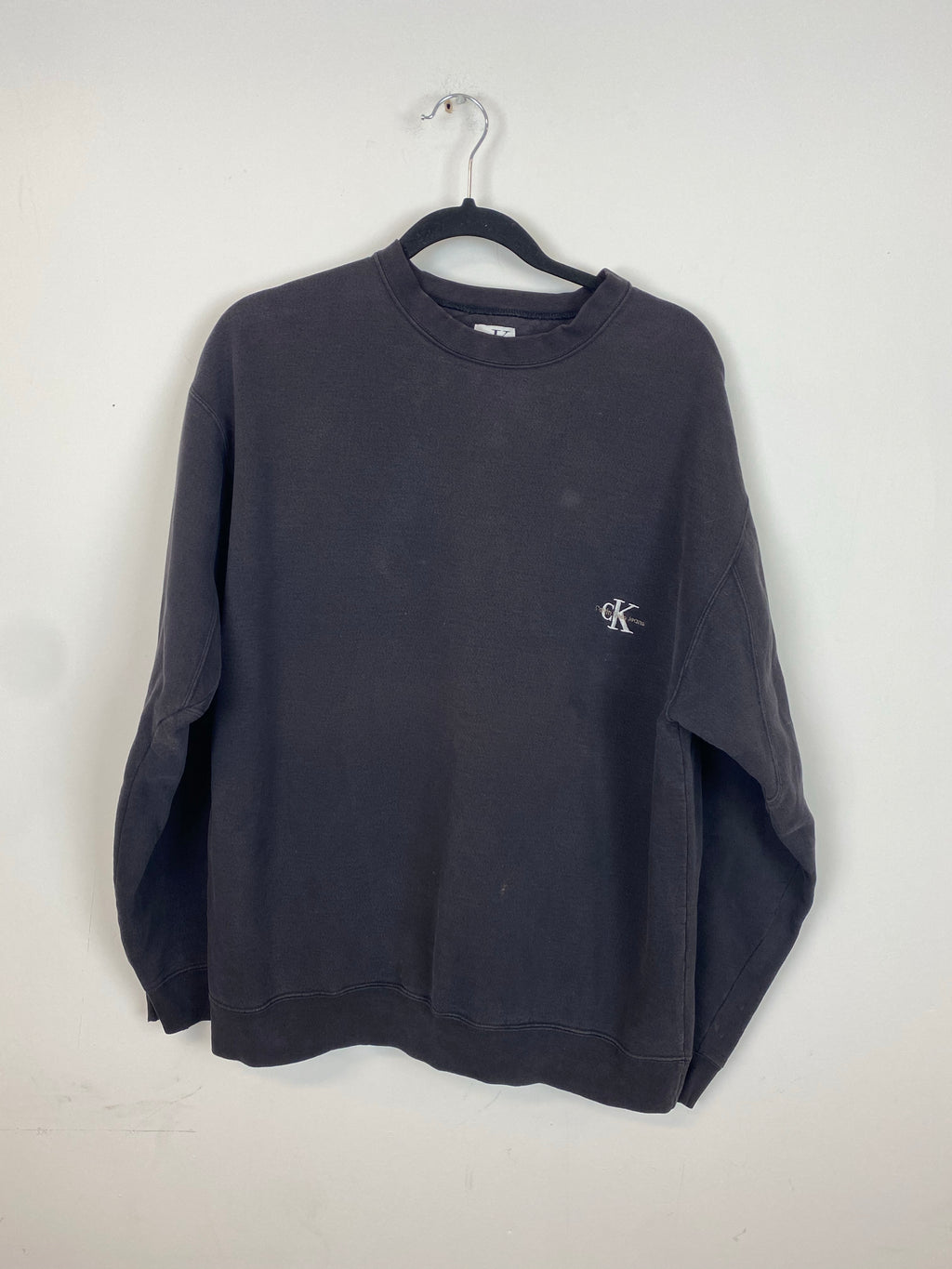 90s embroidered Calvin Klein crewneck - S/M