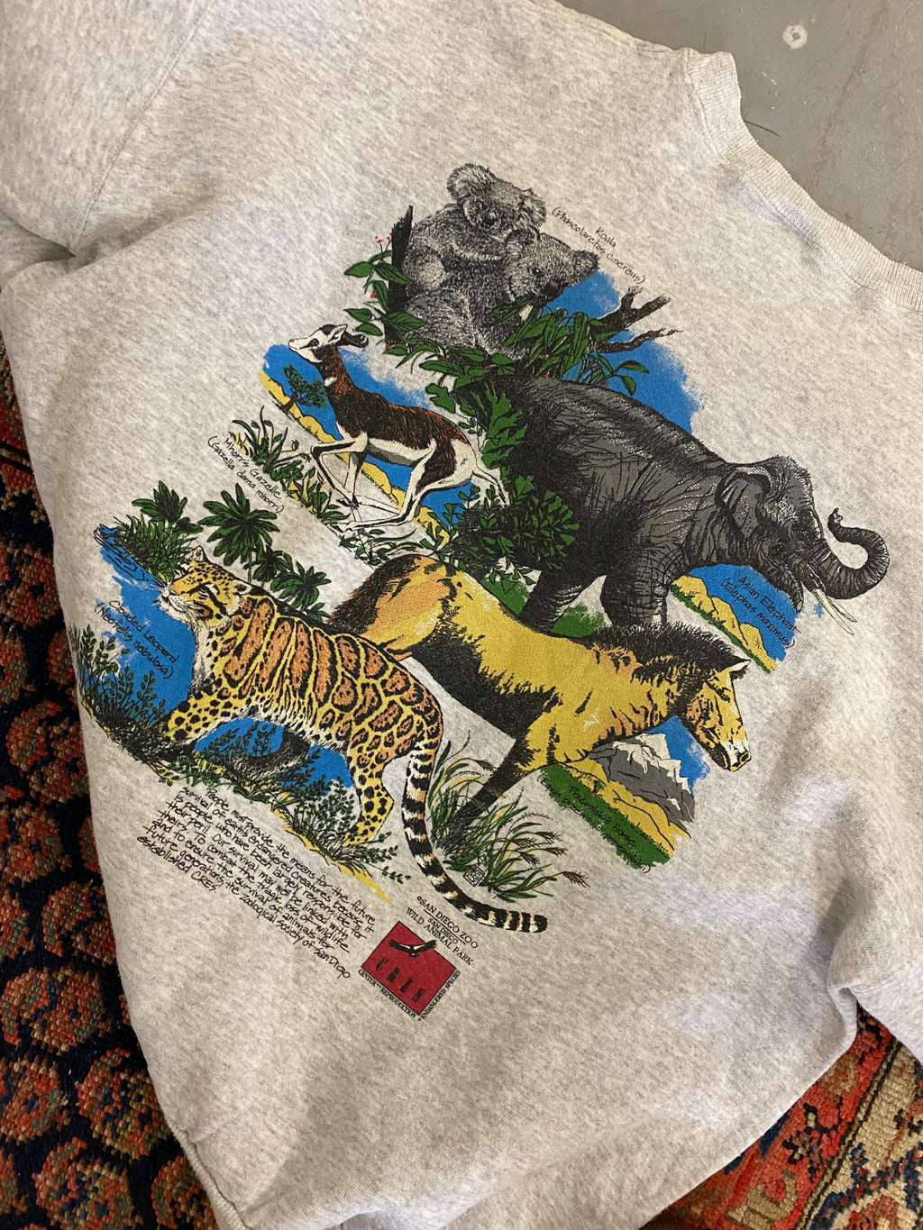 Vintage Front And Back ZooLogical Crewneck - L