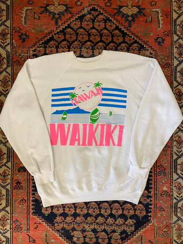 Vintage Hawaii Waikiki Crewneck - S/M