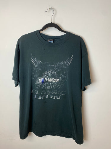 90s Front And Back Harley Davidson T Shirt - M