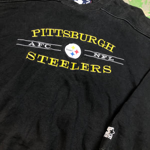 Vintage Faded Pittsburgh Steelers Crewneck