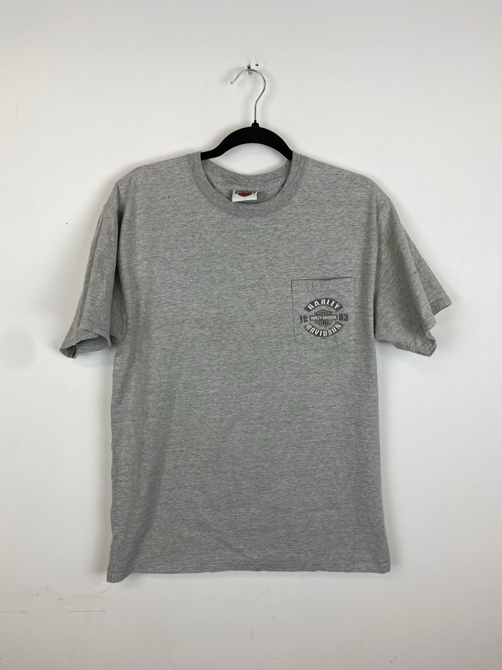 Front and back Harley Davidson pocket t shirt