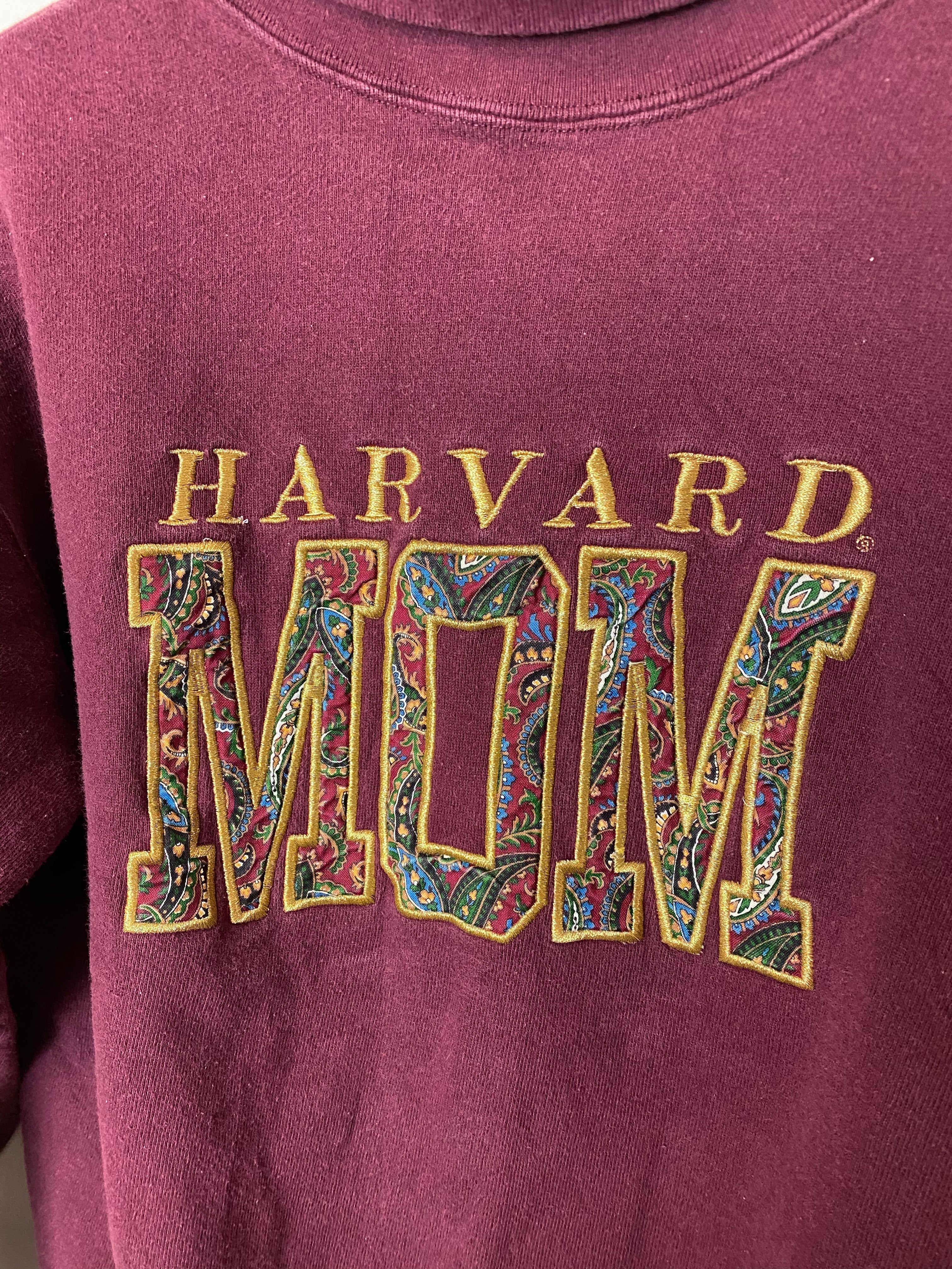 Vintage Harvard Mom Turtleneck Crewneck - XS