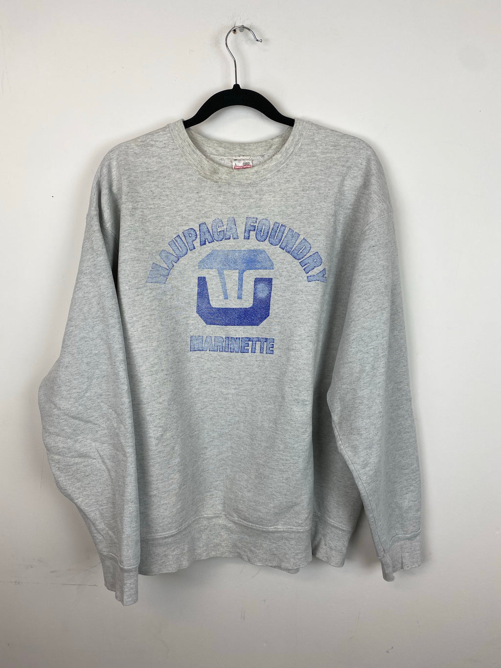 90s Faded heavy weight crewneck - L