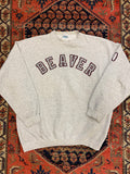 Vintage Beaver Varsity Crewneck - L