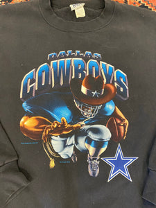 90s Embroidered Dallas Cowboys Crewneck - XL