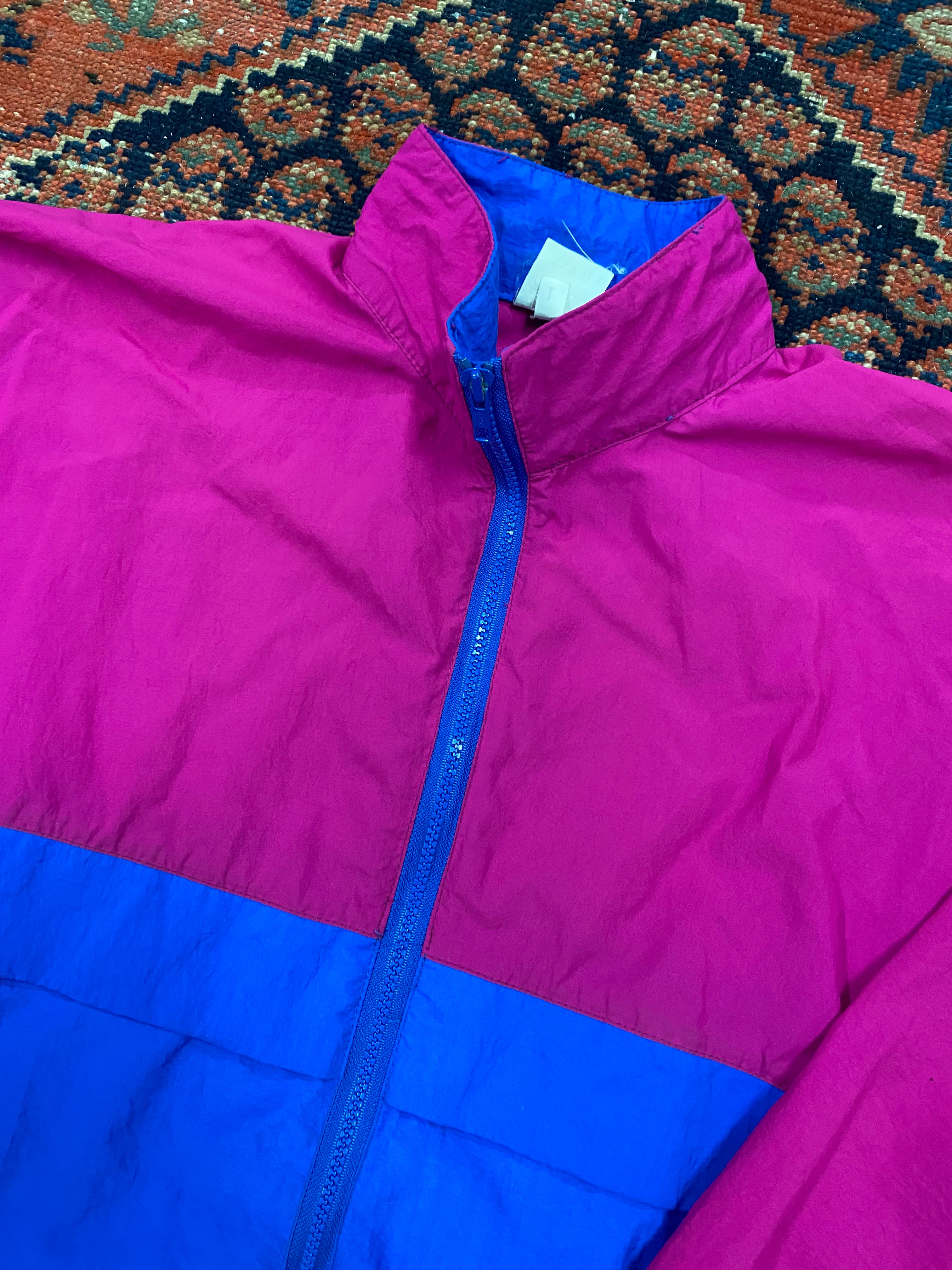 Vintage Coloured Blocked Windbreaker - M