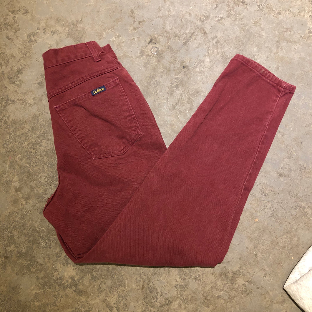 Vintage High Waisted Coloured Denim pants