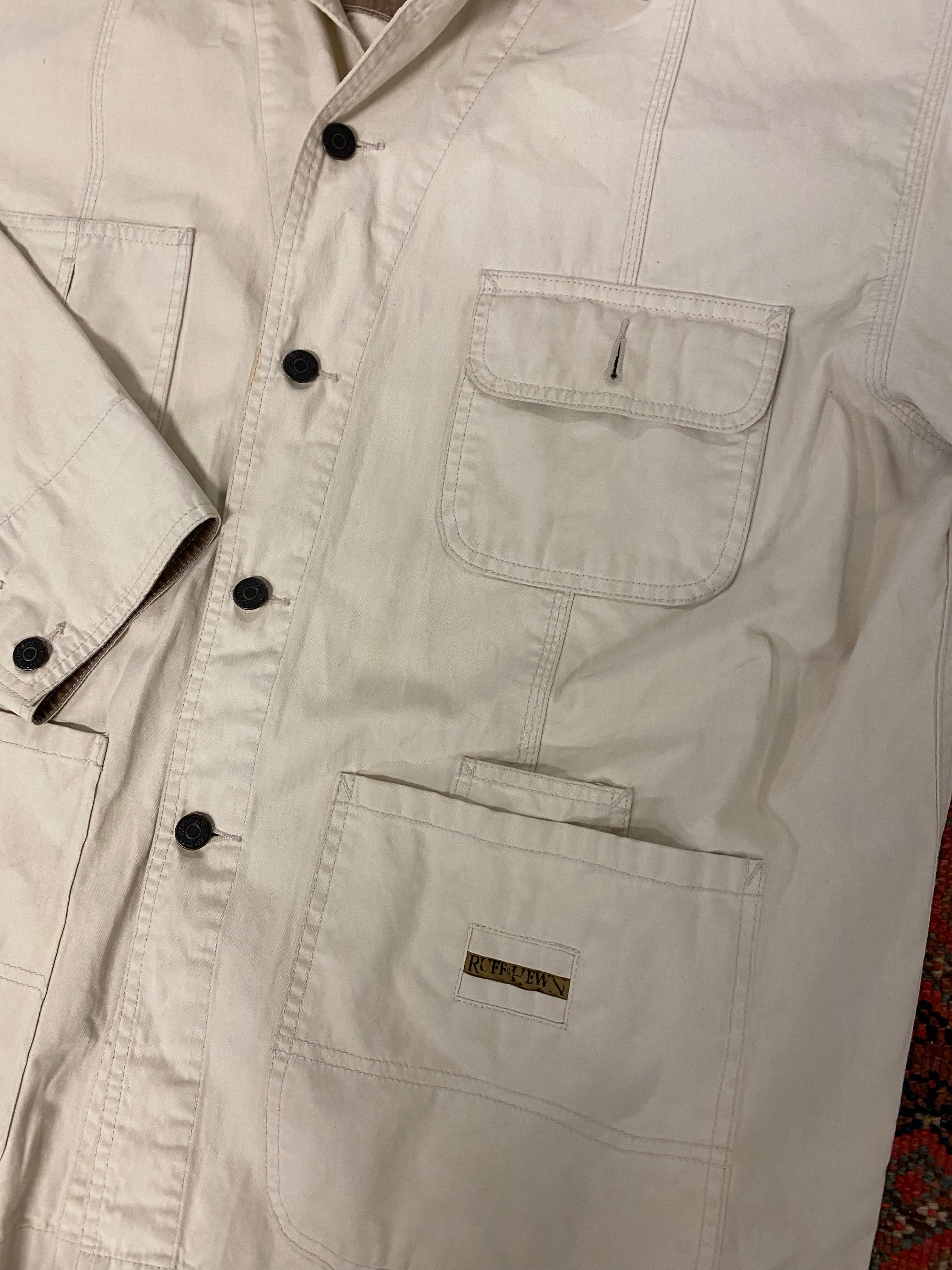 Vintage Tanned Collared Jacket - L