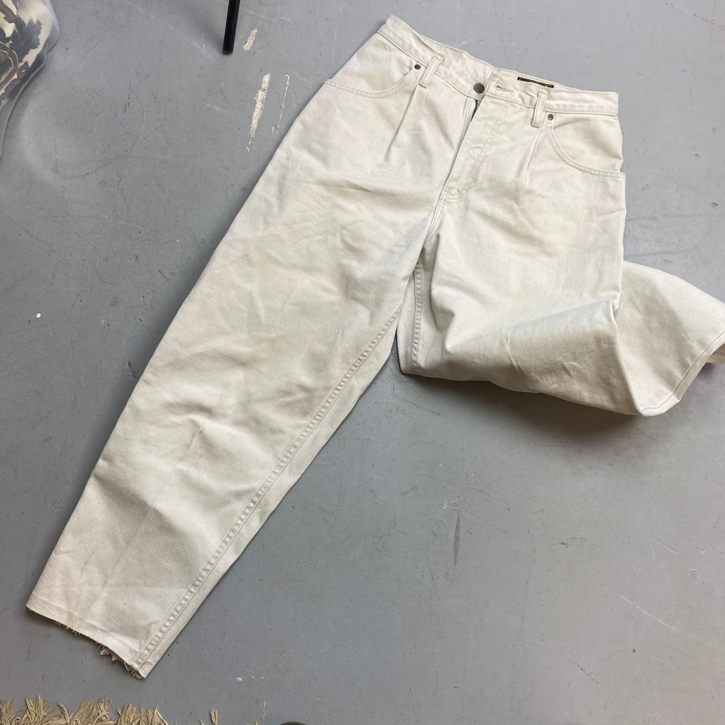 Beige Eddie Bauer denim pants