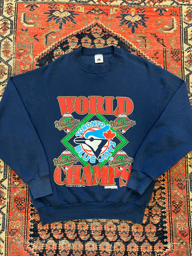 1992 BLUE JAYS CREWNECK - MEDIUM