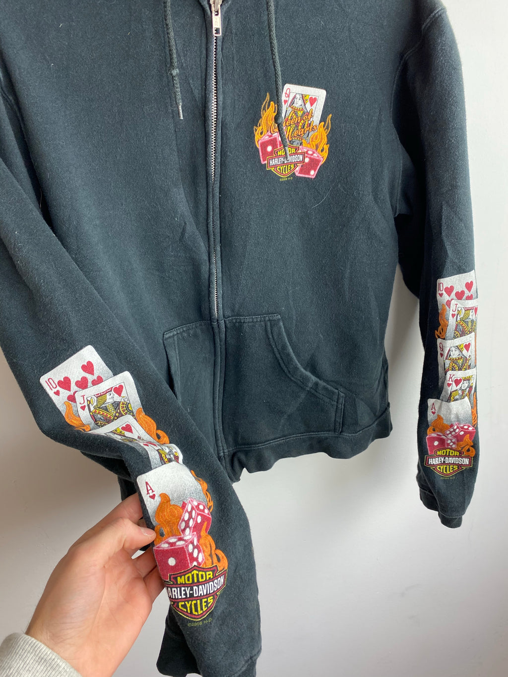 Vintage faded Harley crewneck