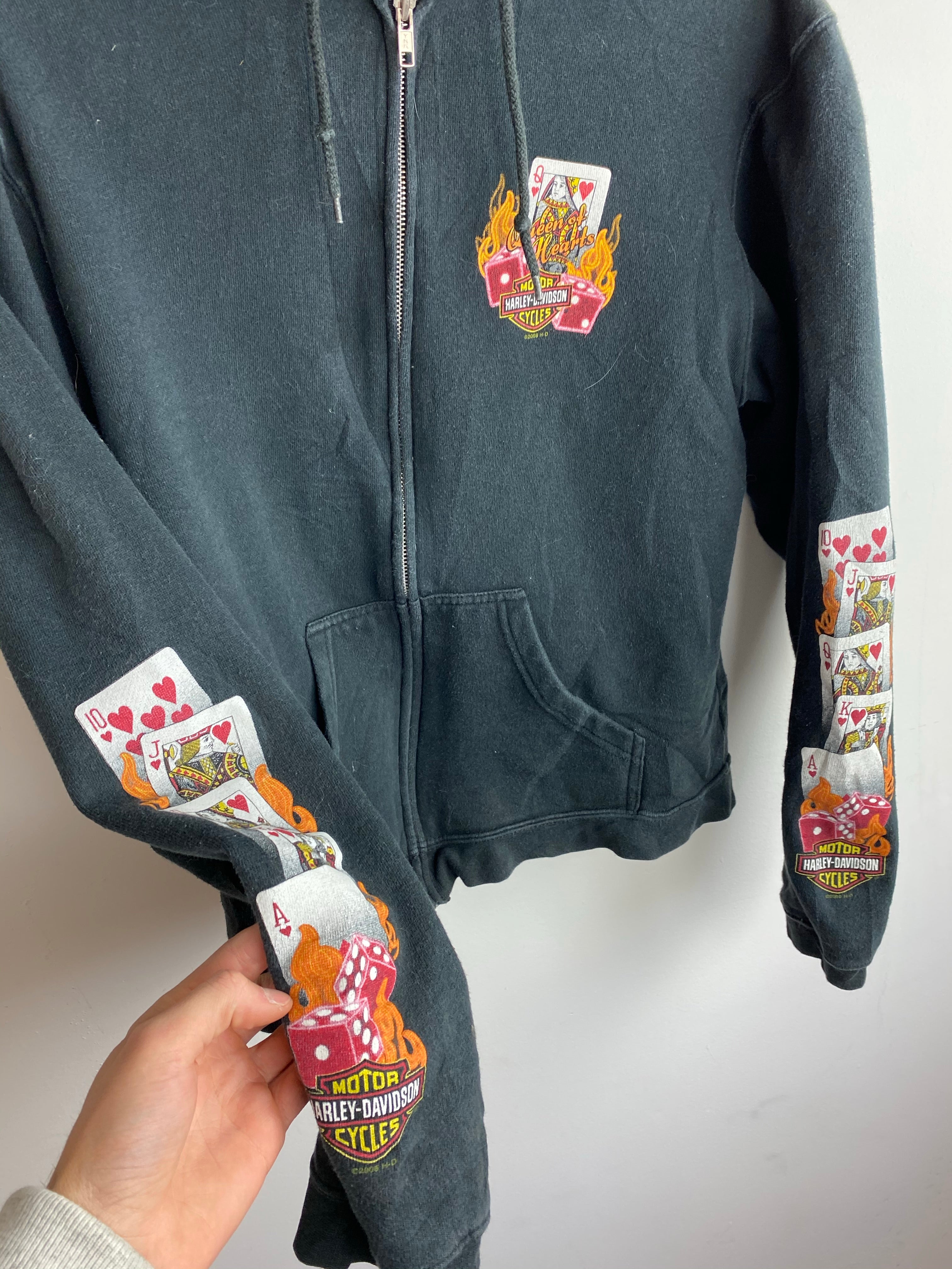 Vintage faded Harley crewneck