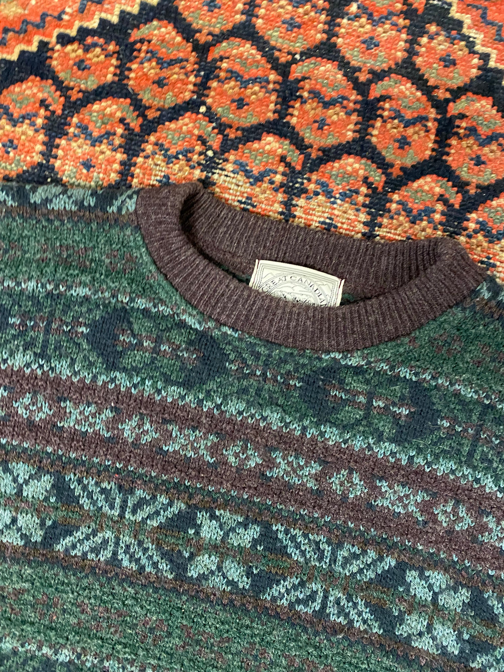 Vintage Knit Sweater - L