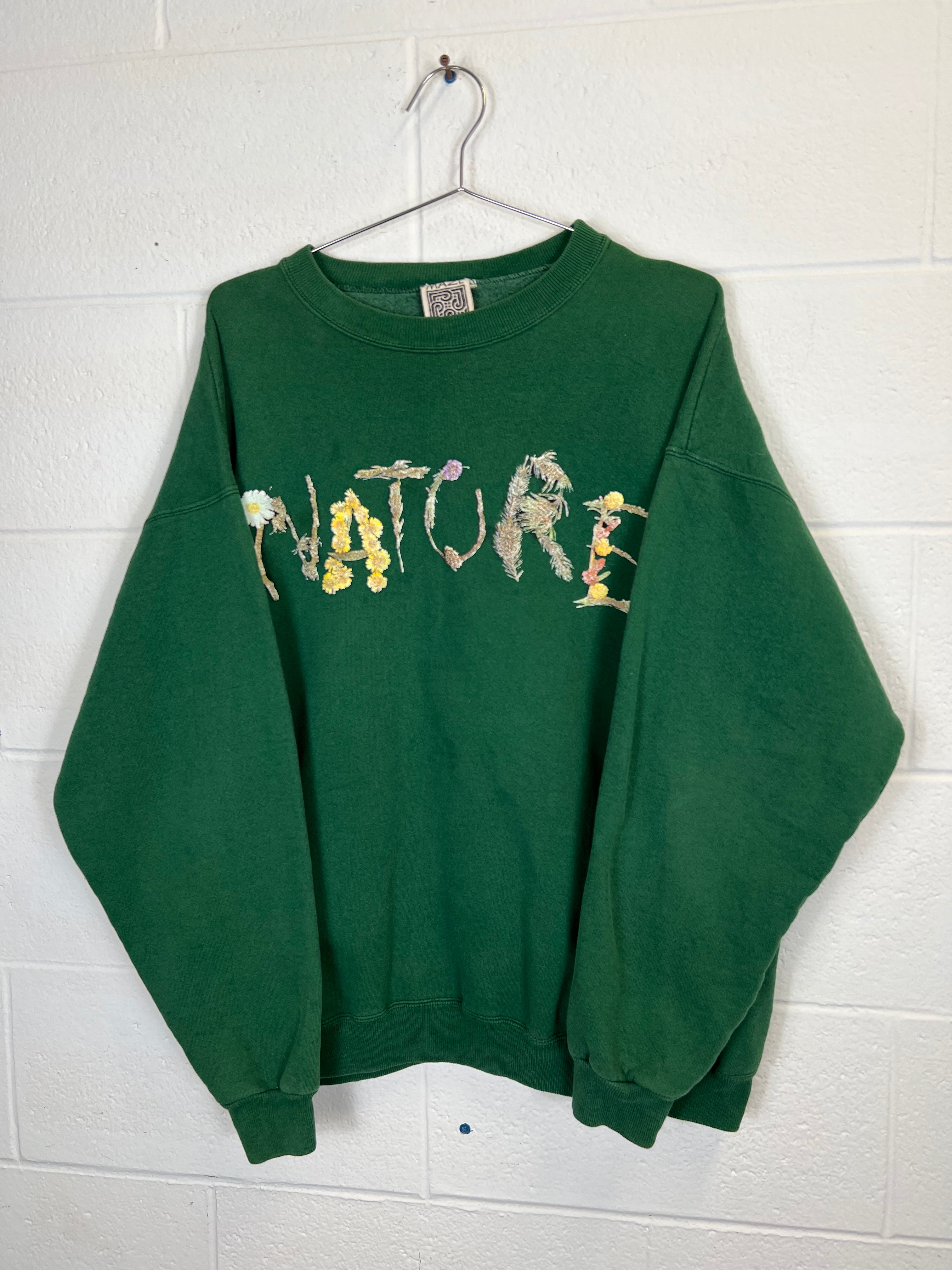 VINTAGE NATURE CREWNECK - SIZE/L