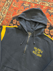 VINTAGE POLO HOODIE - LARGE
