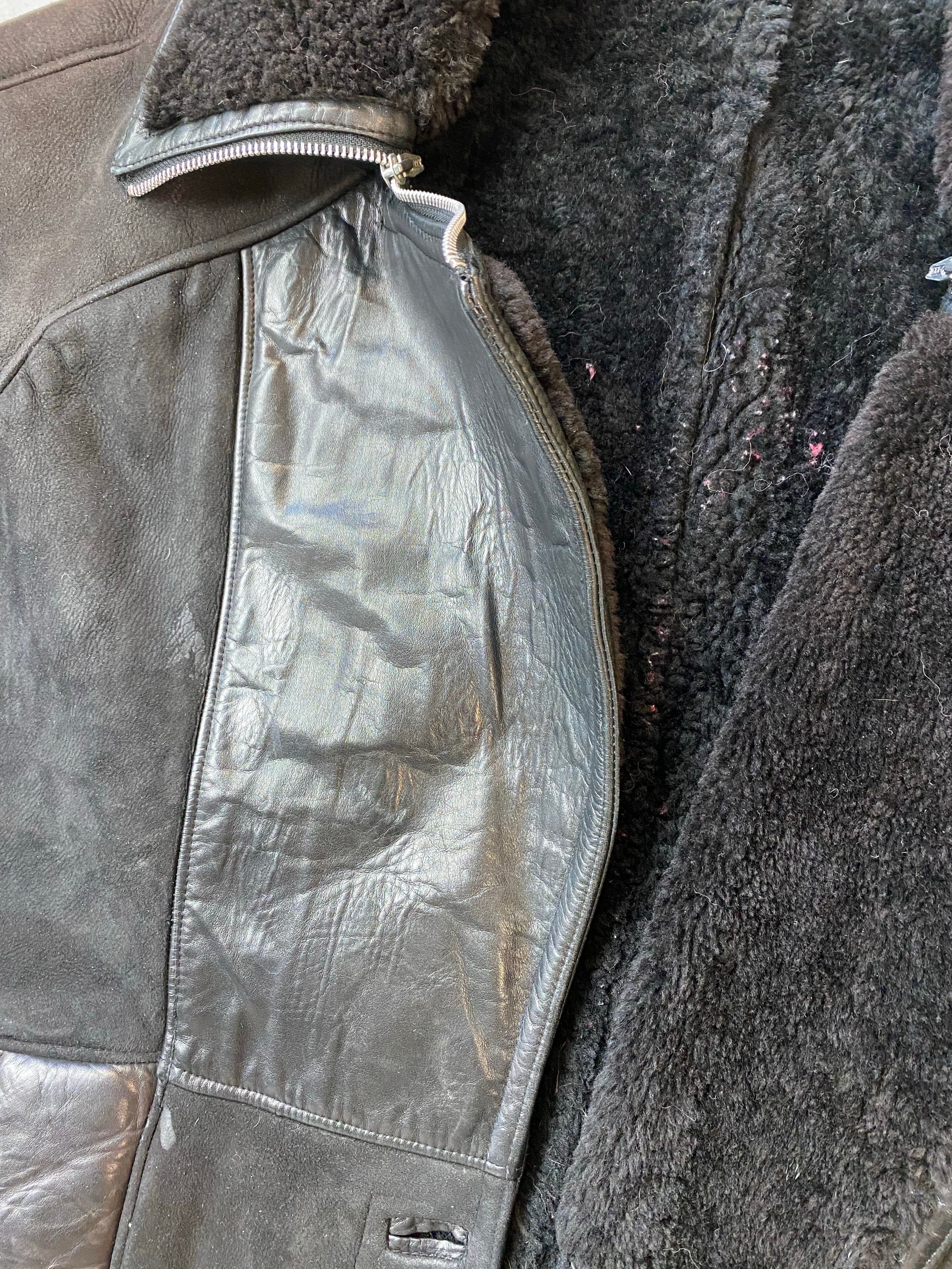 Over sized suede jacket