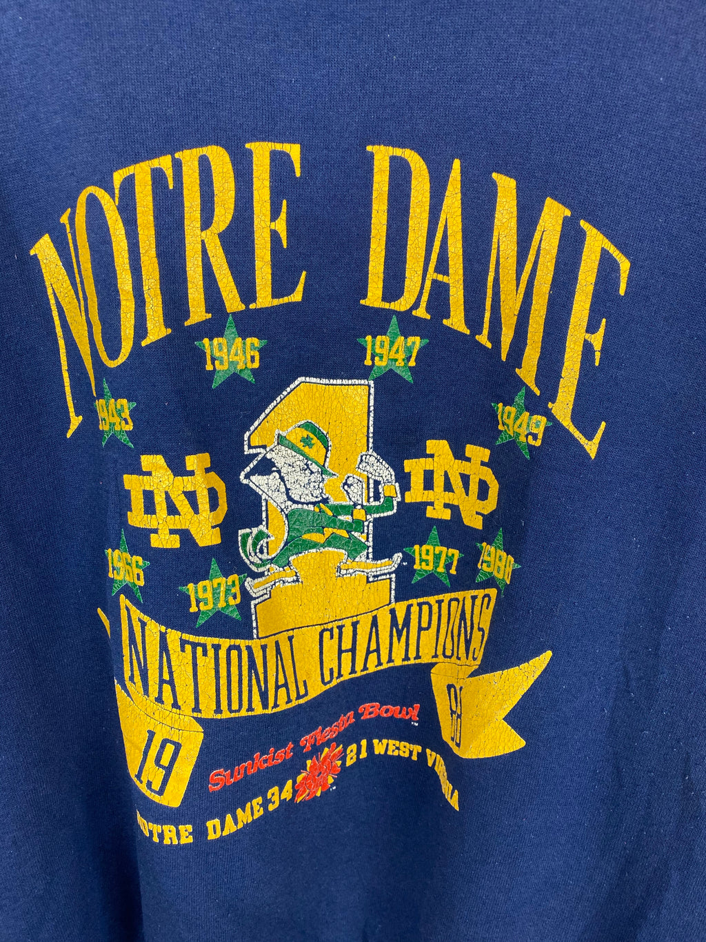1988 Notre Dame crewneck