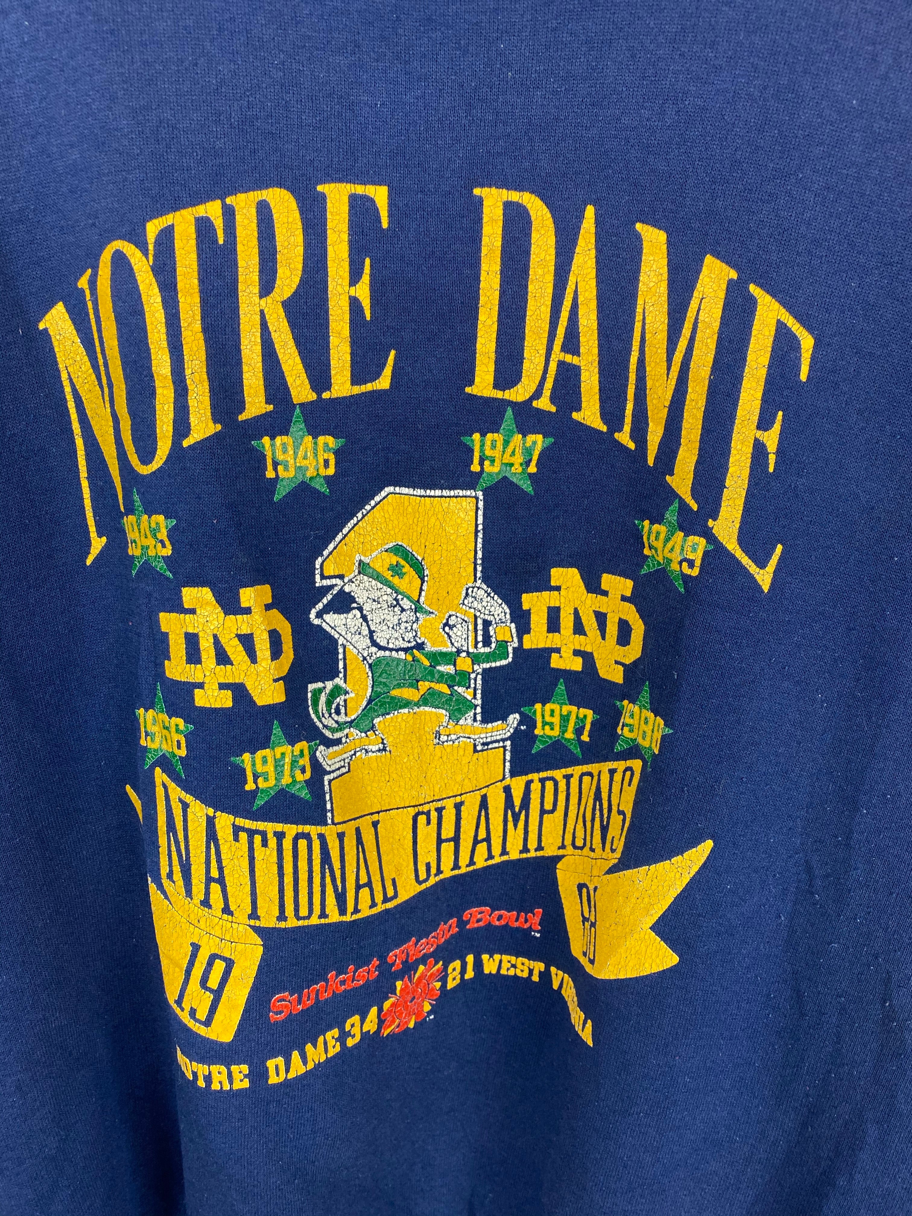 1988 Notre Dame crewneck