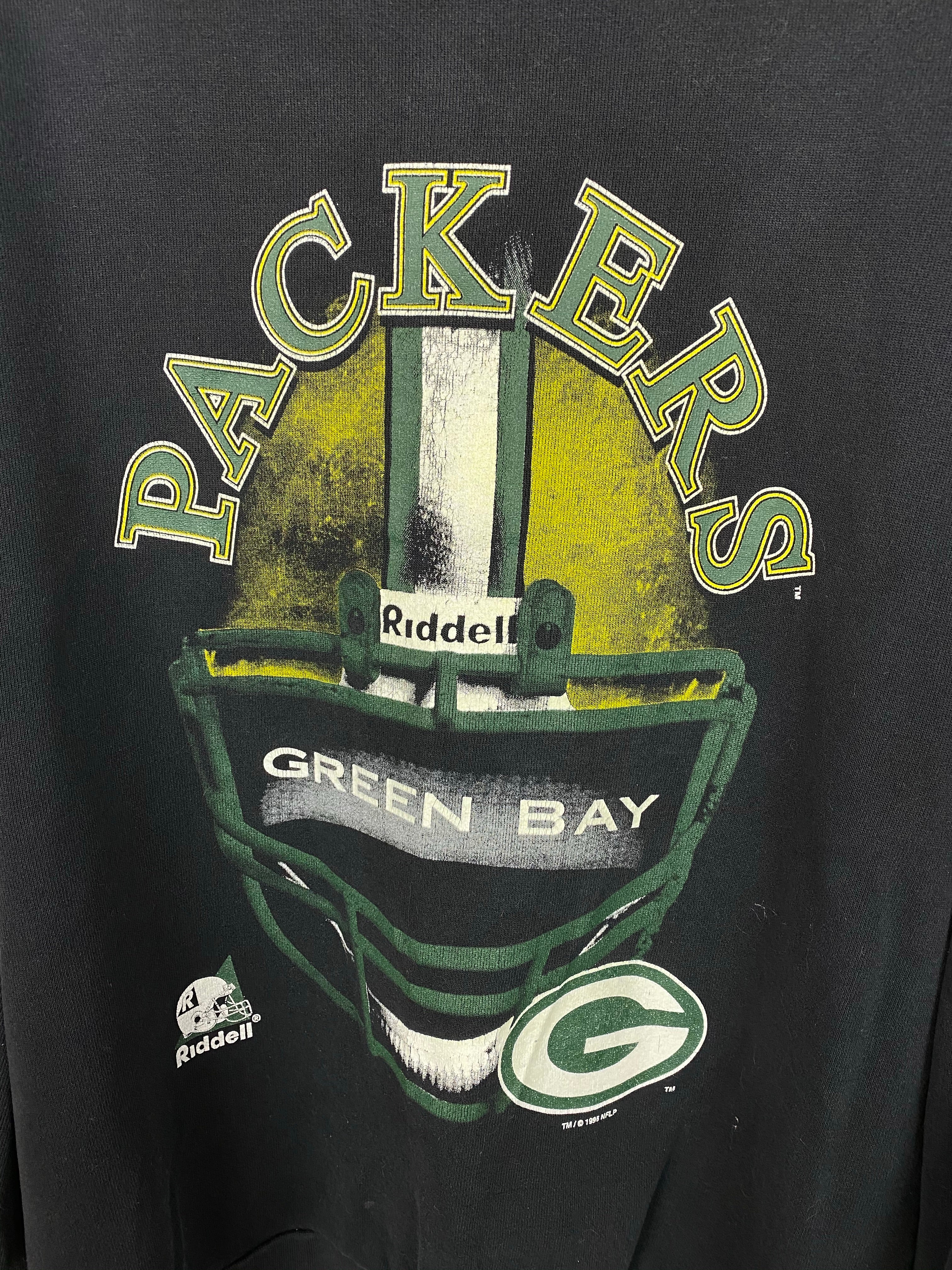 90s Green Bay Packers crewneck - M