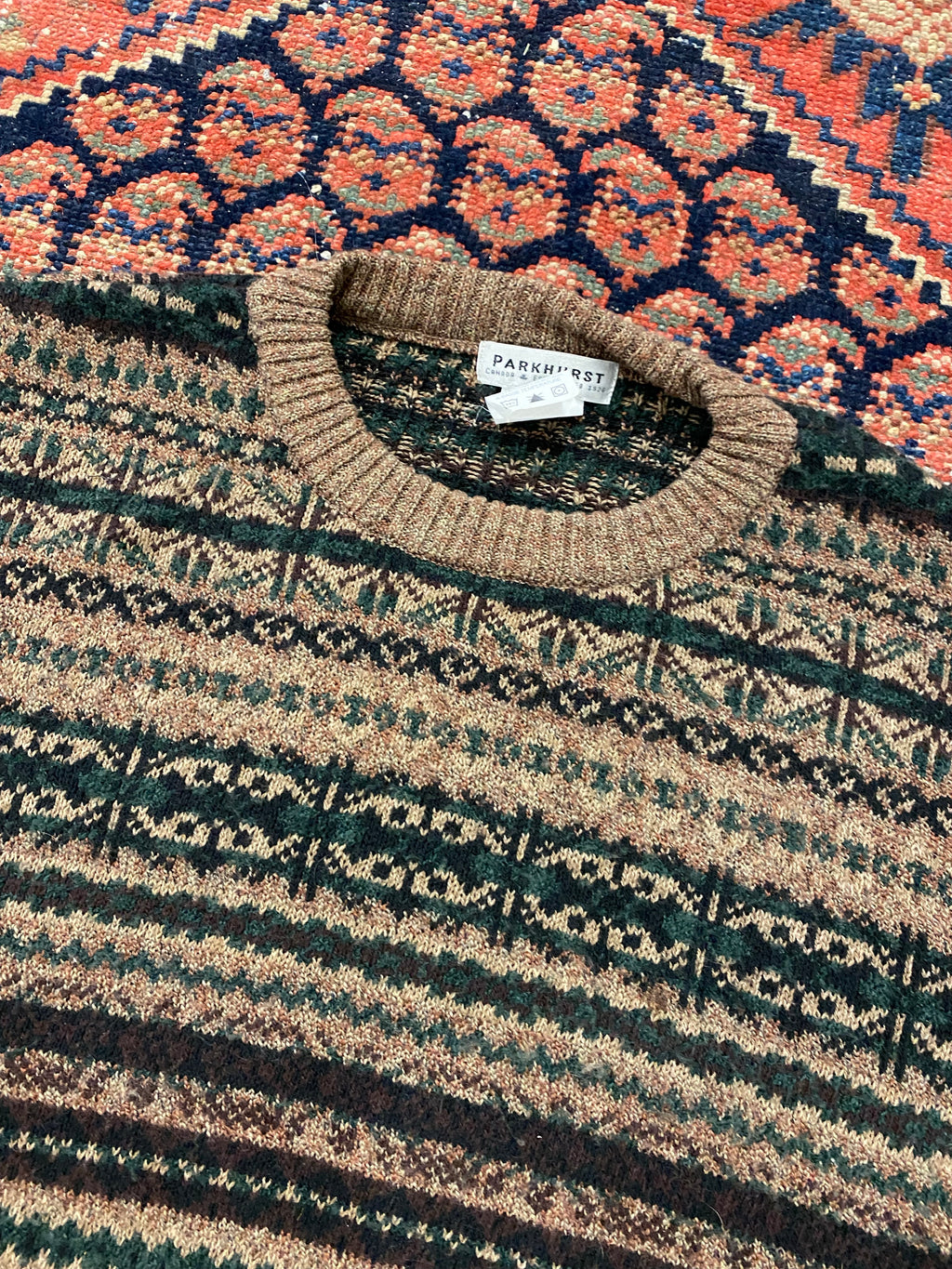 Vintage Patterned Knit - XL
