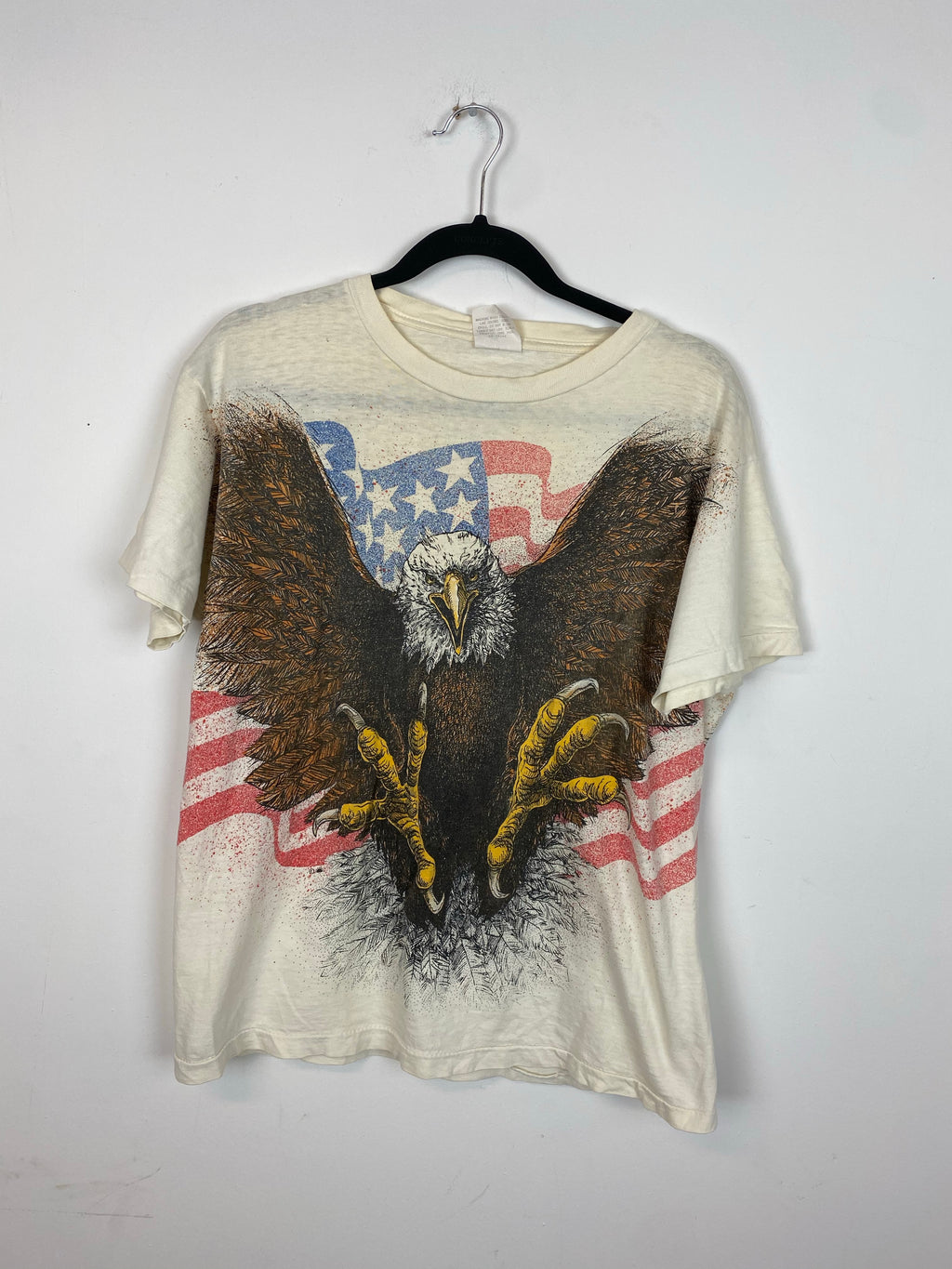 90s Front and Back Eagle T Shirt - XS