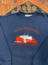 Load image into Gallery viewer, Vintage embroidered mackinaw Crewneck - M