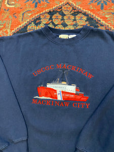 Vintage embroidered mackinaw Crewneck - M