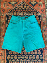 Load image into Gallery viewer, 90s High Waisted Eddie Bauer Denim Shorts - 27in
