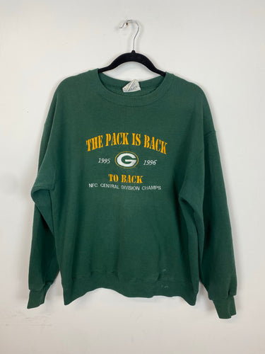 Green Bay Packers NFL Embroidered Sweatshirt - Small – The Vintage Store